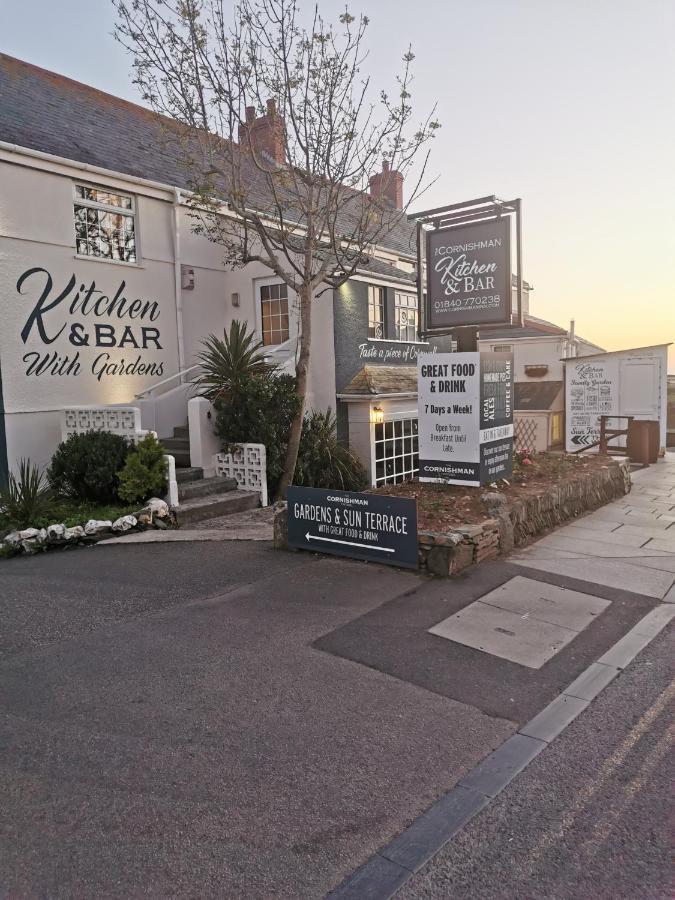 The Cornishman Inn Tintagel Bagian luar foto