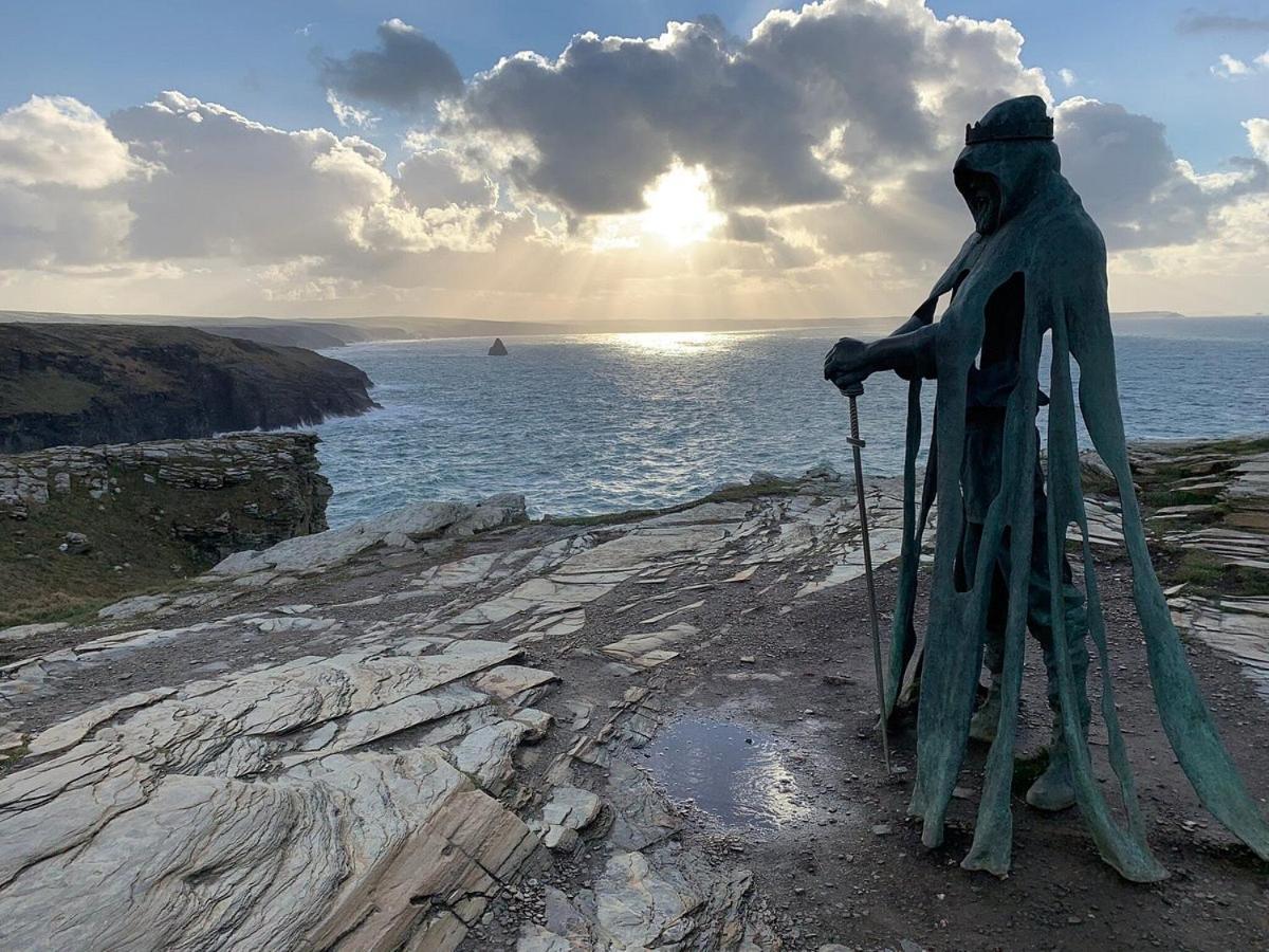 The Cornishman Inn Tintagel Bagian luar foto